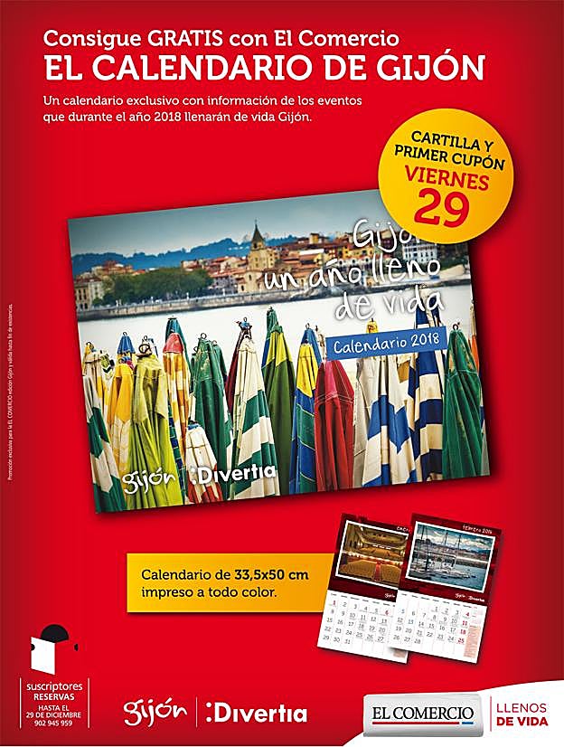 El Calendario de Gijón | El Comercio: Diario de Asturias